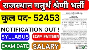 Rajasthan 4th Grade Vacancy