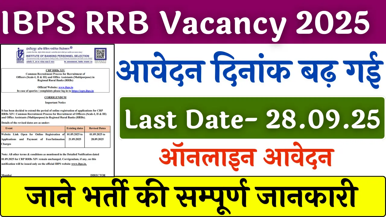 IBPS RRB Recruitment 2025 Notification